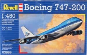 מטוס נוסעים בואינג 747-200 (1:450)
