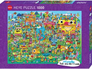 פאזל 1000 חל' - כפר השרבוטים