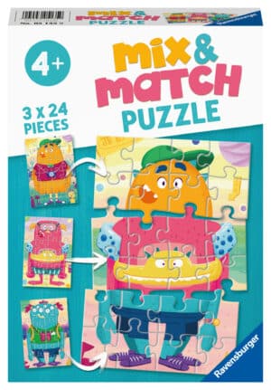 פאזל 3X24 חל' " ערבב והתאם"