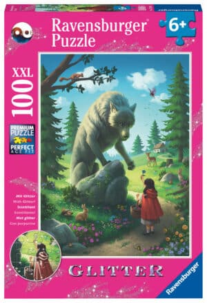 פאזל 100 נוצץ - כפה אדומה והזאב