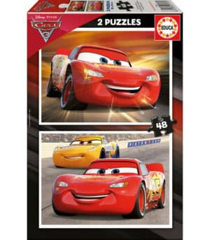 פאזל 2X48 חל' - CARS 3