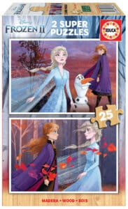 פאזל עץ 2X25 חל' - FROZEN 2