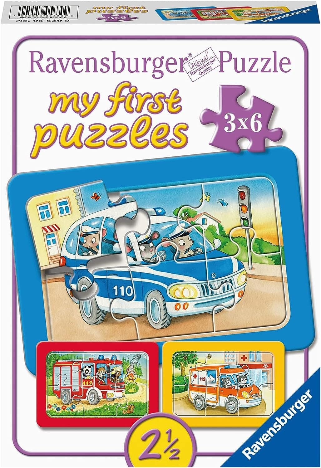 הפאזל הראשון שלי 3X6 חל' - כלי תחבורה