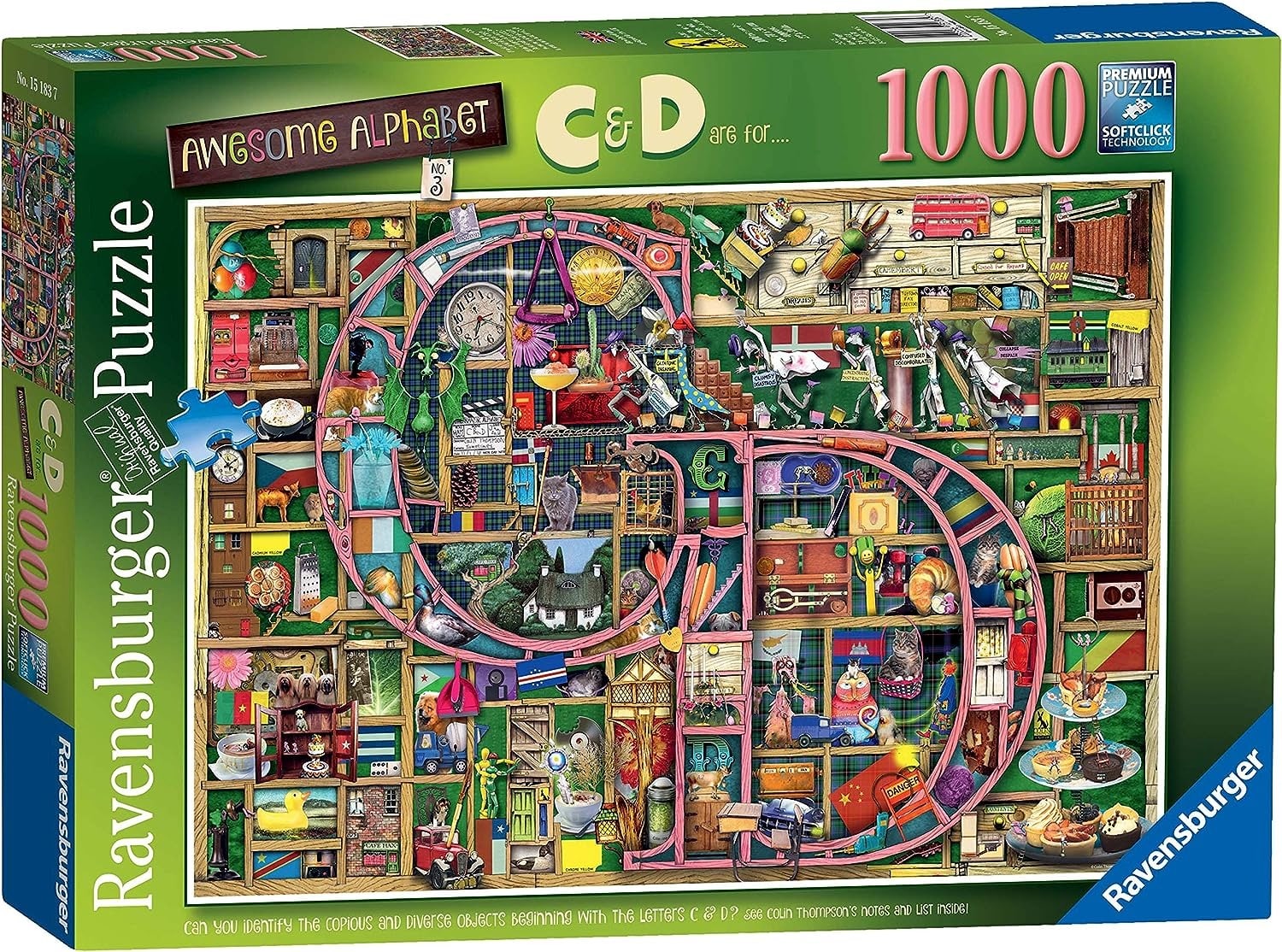 פאזל 1000 חל' - קולין תומפסון: אוסף בתוך C + D
