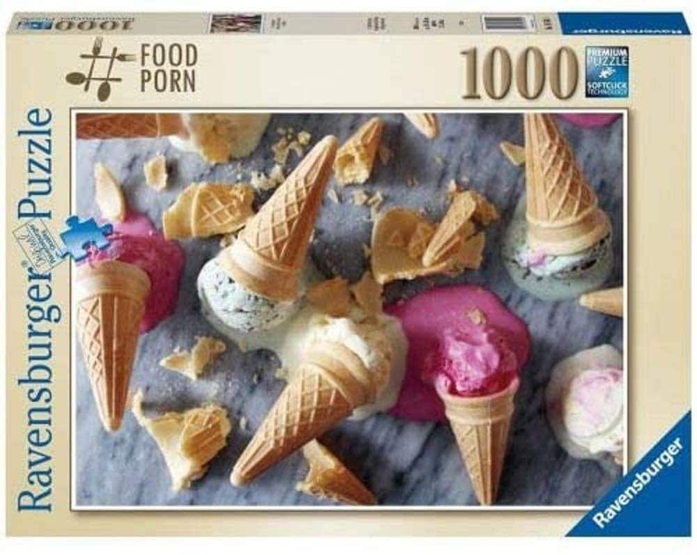 פאזל 1000 חל' - גביעי גלידה צבעונית