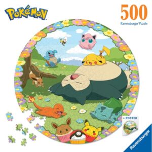 פאזל 500 חל' - עגול - פוקימון