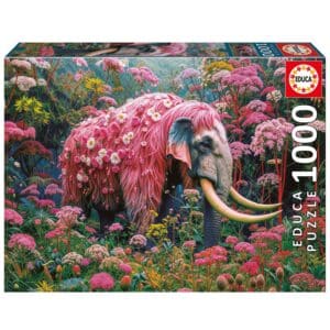 פאזל 1000 חל' - פיל פרחוני