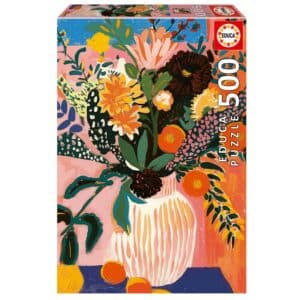 פאזל 500 חל' - אגרטל עם פרחים, איור