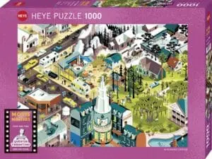 פאזל 1000 חל' - עיר מסרטי טרנטינו