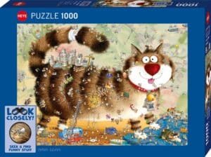 פאזל 1000 חל' - מה מסתתר בחתול?