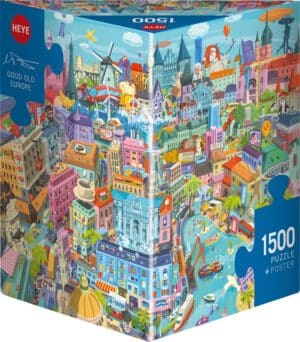 פאזל 1500 חל' - אירופה הישנה והטובה