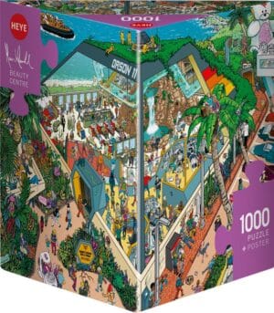 פאזל 1000 חל' - מרכז יופי הומה על החוף