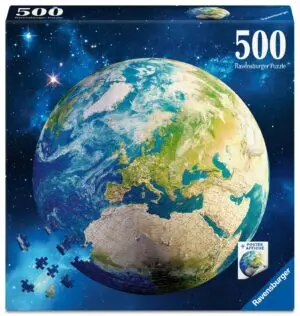 פאזל 500 חל' עגול - כדור הארץ